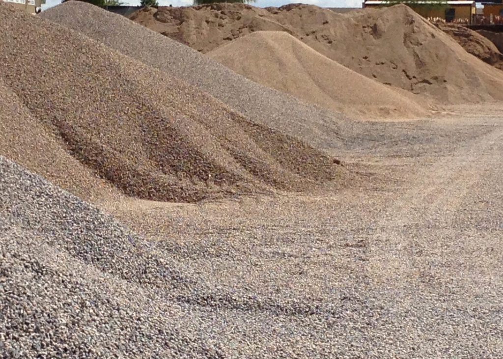 Decorative gravel stock